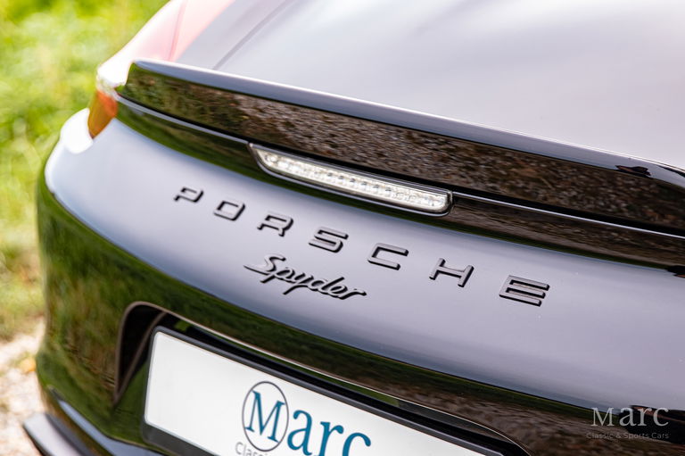 Porsche 981 Boxster Spyder