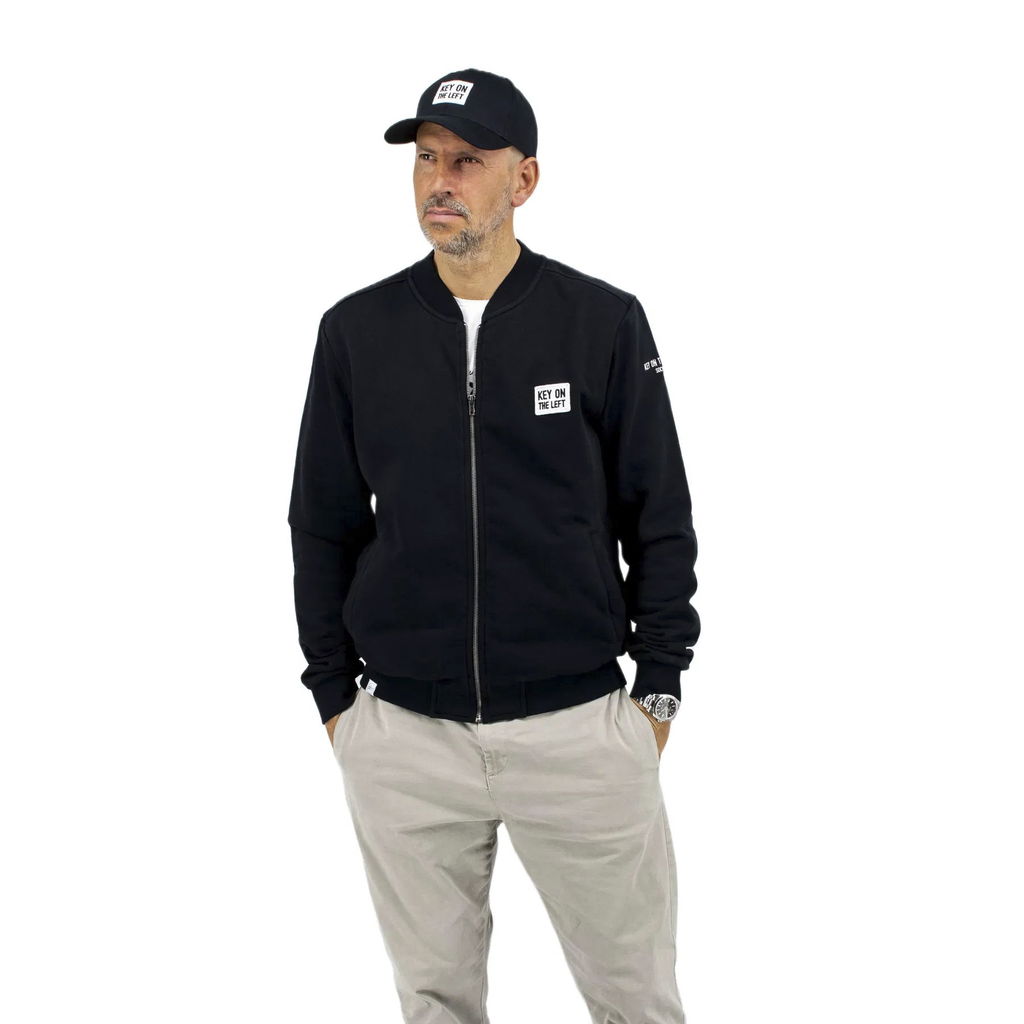 Jacke Key on the left