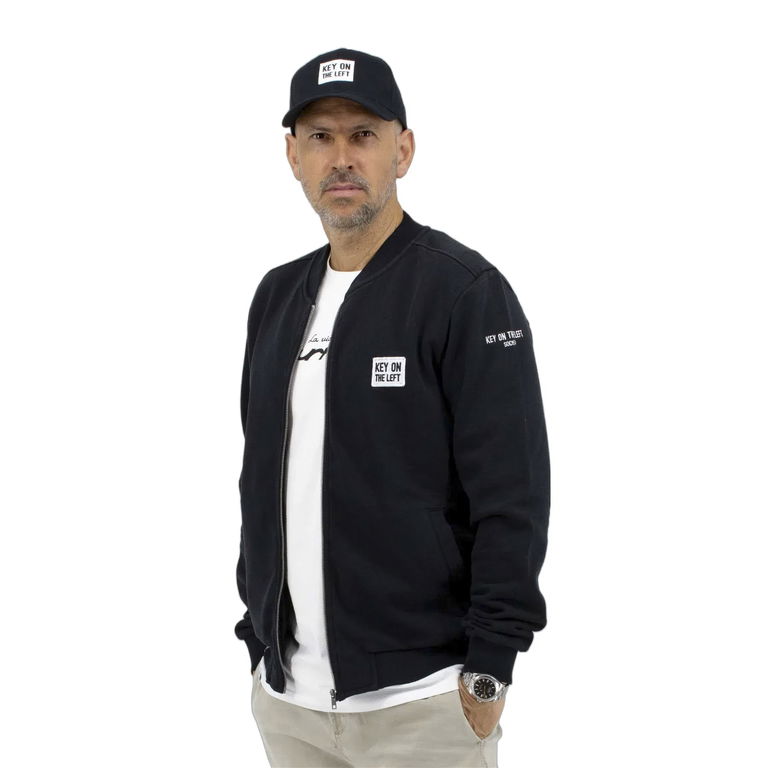 Sweat Jacket Key on the left