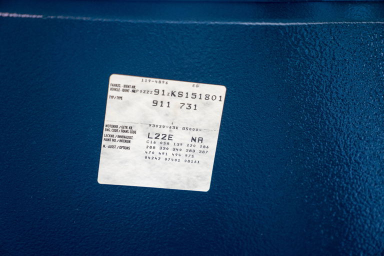 Porsche 911 Carrera 3.2 Speedster