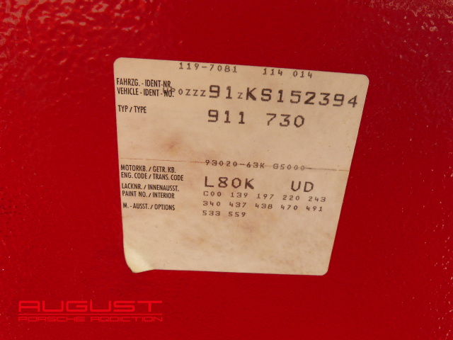 Porsche 911 Carrera 3.2 Speedster