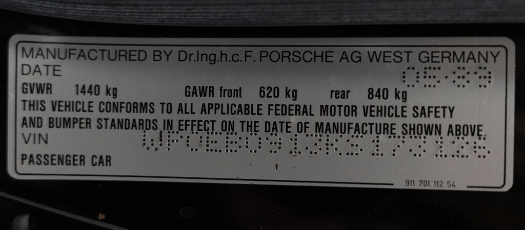 Porsche 911 Carrera 3.2 Speedster