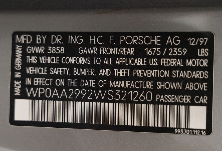 Porsche 993 Carrera 4S