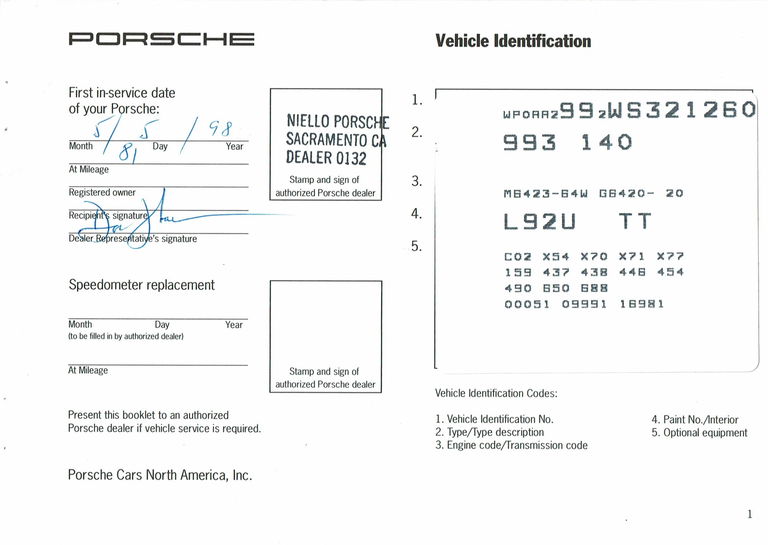Porsche 993 Carrera 4S