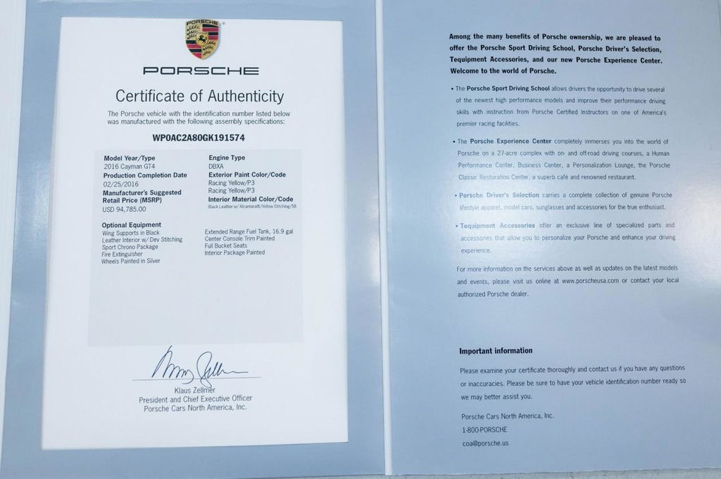 Porsche 981 Cayman GT4