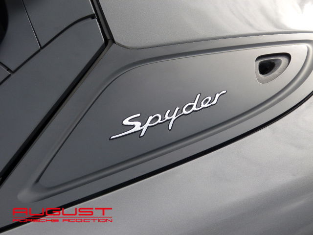 Porsche 981 Boxster Spyder