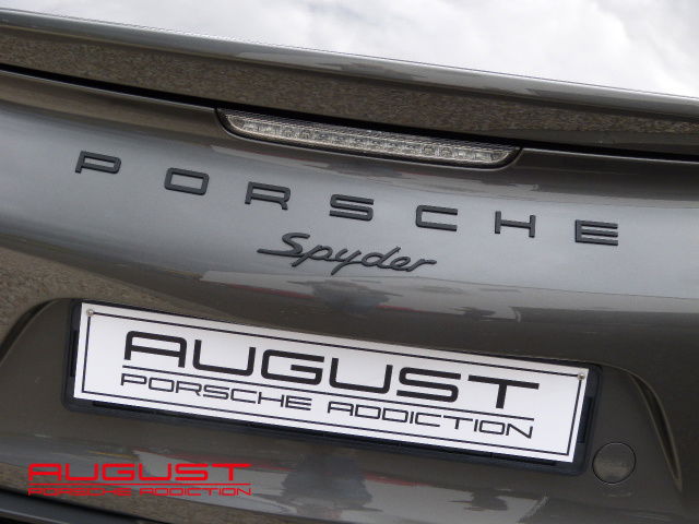 Porsche 981 Boxster Spyder