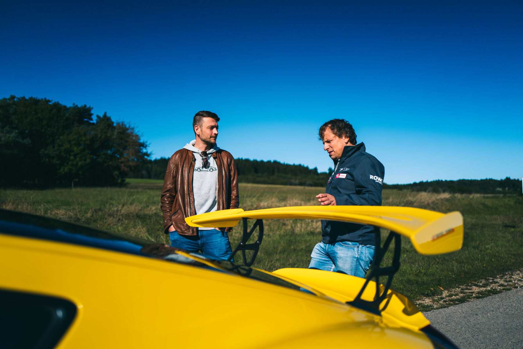 Richard Lindhorst und Christian Menzel im Gespräch
