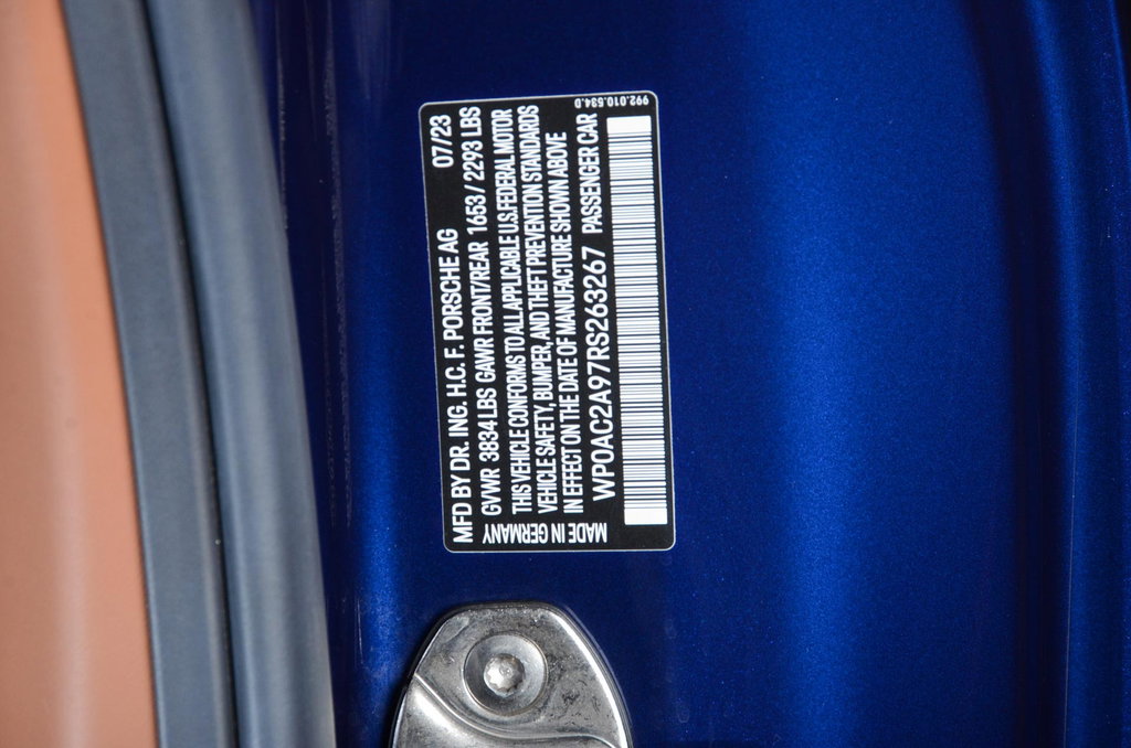 Porsche 992 GT3 Touring