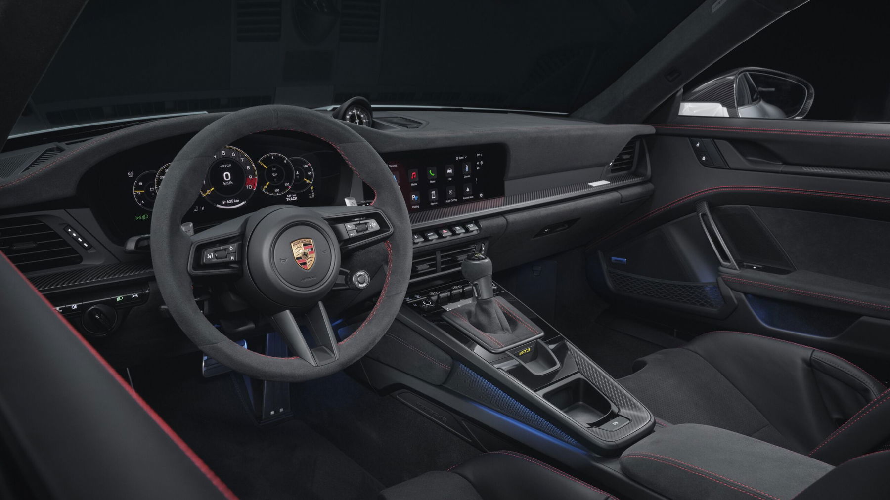 Porsche 992.2 GT3 Porsche 992 Facelift GT3 Weissach interior