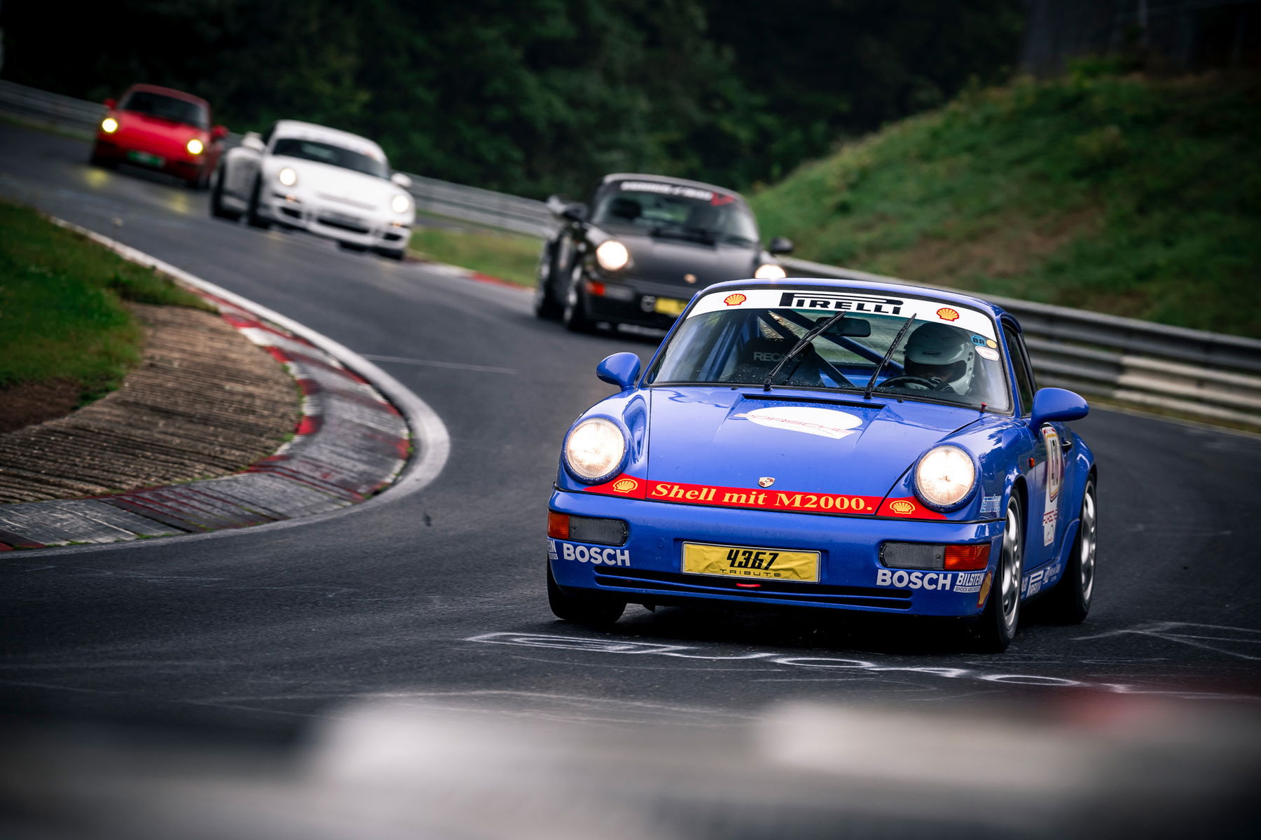 4367 Tribute booked the whole Nürburgring for Porsche 911s only