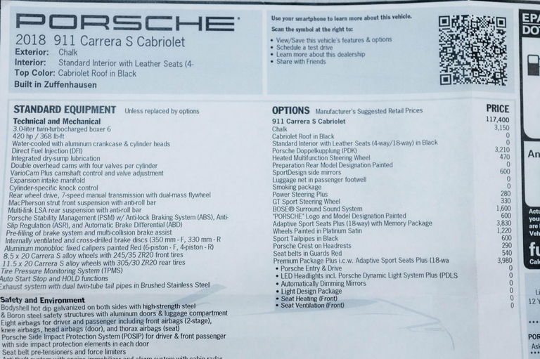 Porsche 991.2 Carrera S