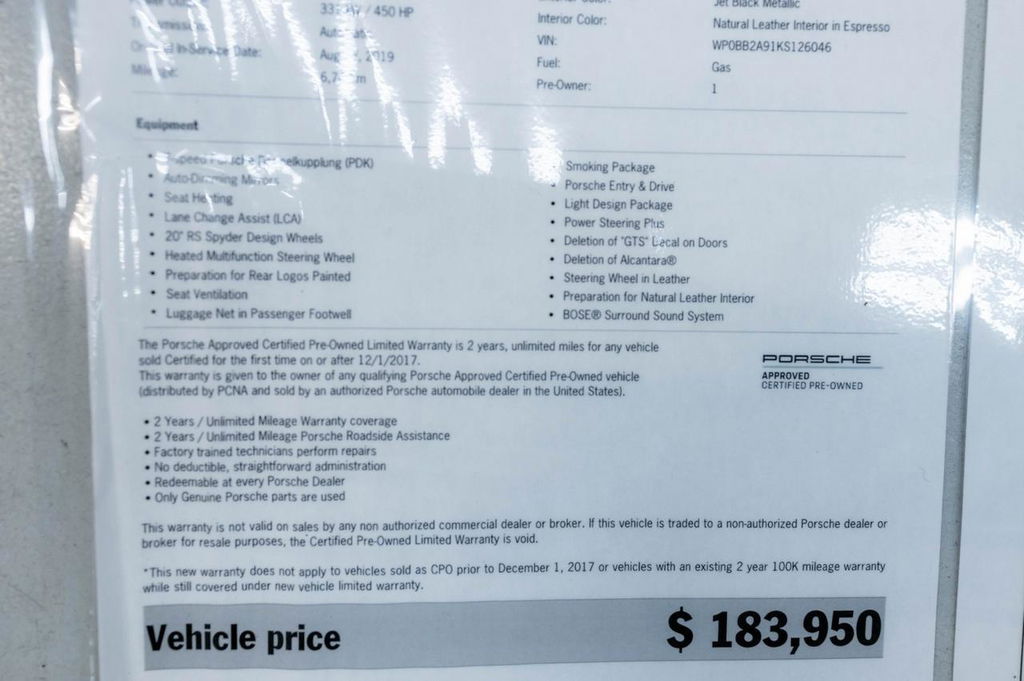 Porsche 991 Targa 4S Exclusive Edition