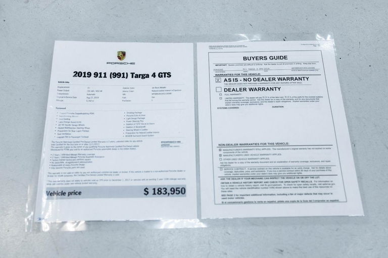 Porsche 991 Targa 4S Exclusive Edition