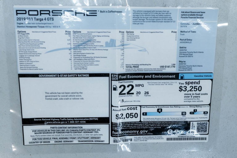 Porsche 991 Targa 4S Exclusive Edition