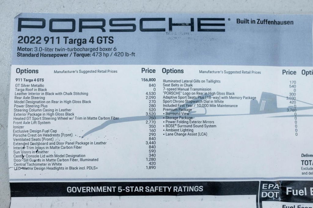 Porsche 992 Targa 4 GTS