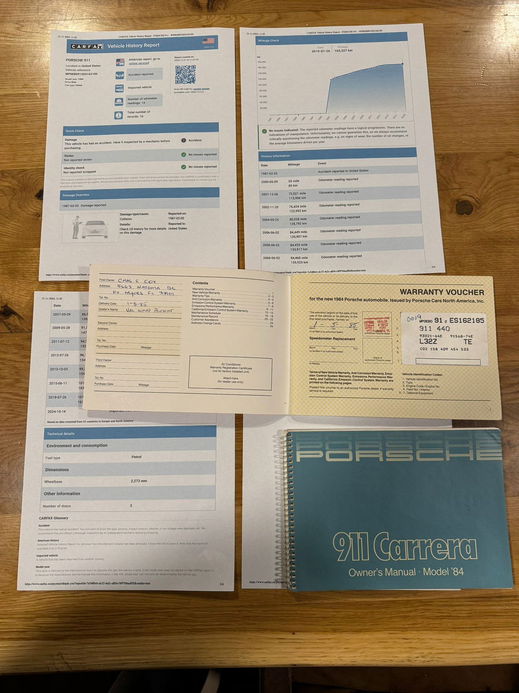 Porsche 911 Carrera 3.2 (US)