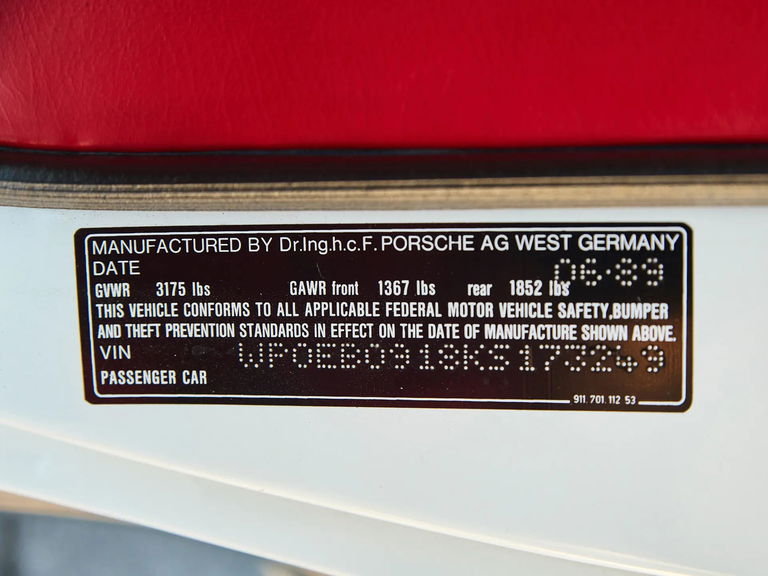 Porsche 911 Carrera 3.2 Speedster (US)