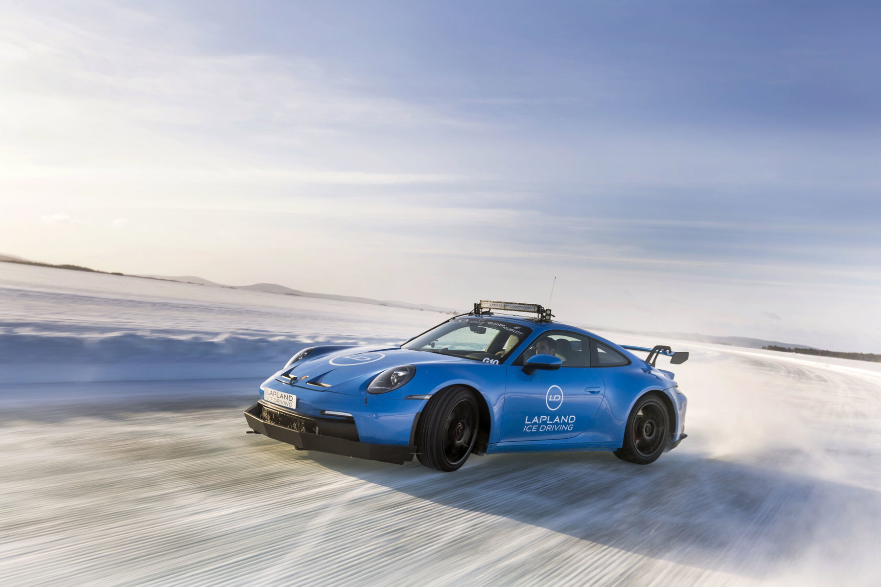 Lapland Ice Driving - Drifting 911 GT3s in the world's largest Ice