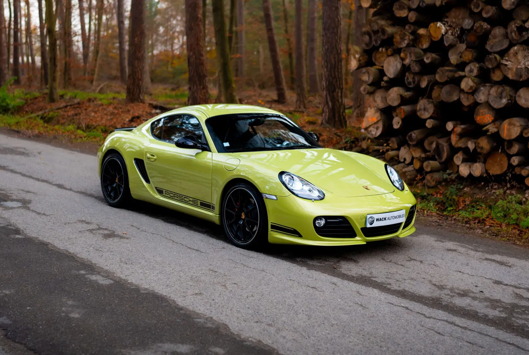 Porsche Cayman R Peridot Metallic