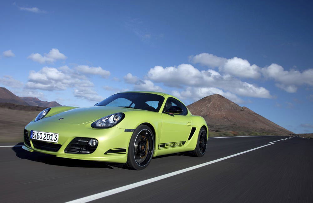 Porsche Cayman R Peridot Metallic