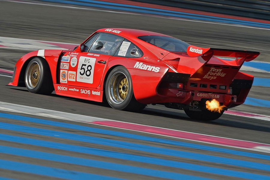 Porsche 935 K3 pure engine sound | 3.3-litre twin-turbo flat