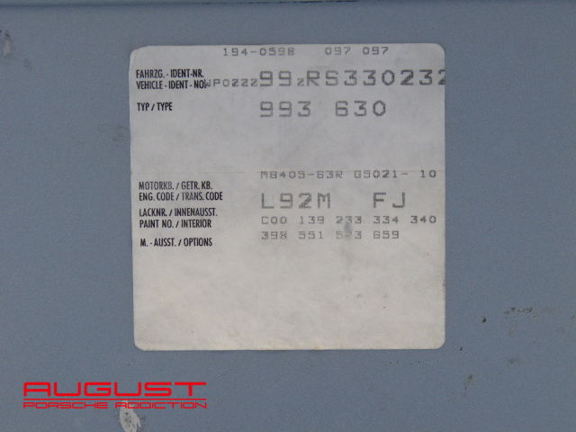 Porsche 993 Carrera