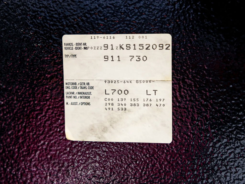 Porsche 911 Carrera 3.2 Speedster