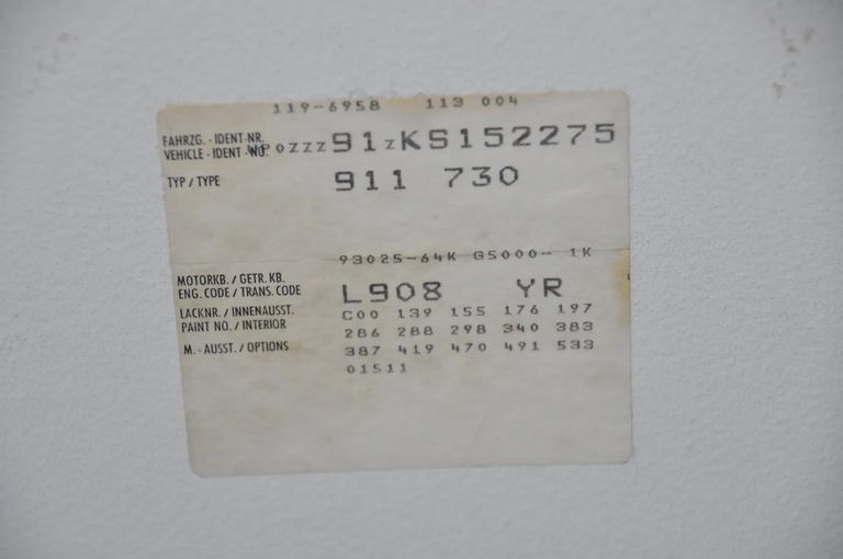 Porsche 911 Carrera 3.2 Speedster