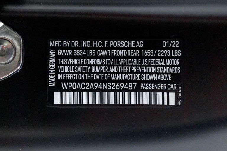 Porsche 992 GT3 Touring