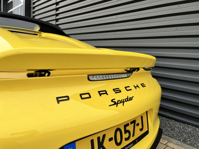 Porsche 981 Boxster Spyder