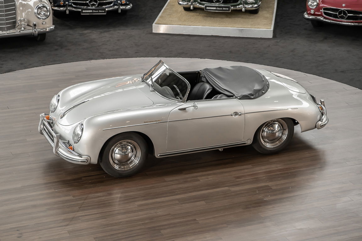 heco Porsche 356 Speedster シルバー Hoku: Dark Silver 1957 Porsche 356 Speedster reproduction