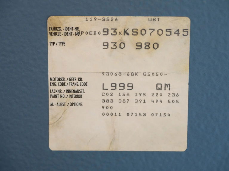 Porsche 911 Turbo Flachbau