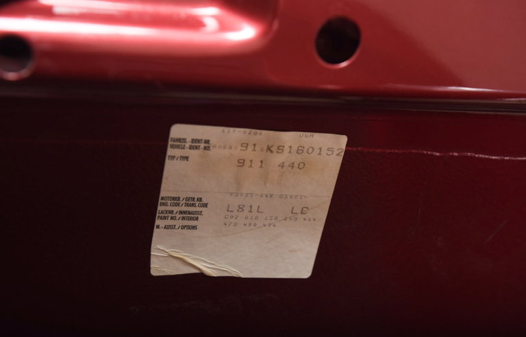 Porsche 911 Carrera 3.2 (US)
