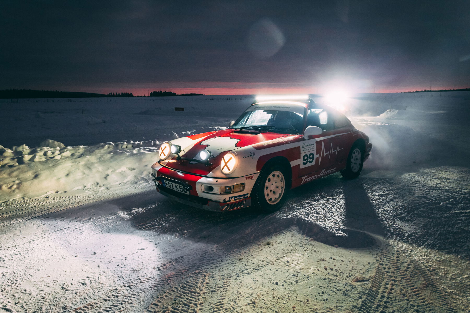 Porsche 964 based Kalmar RS in Levi, Finnland