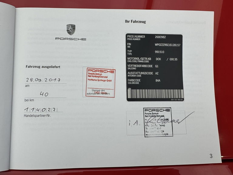 Porsche 991.2 Targa 4