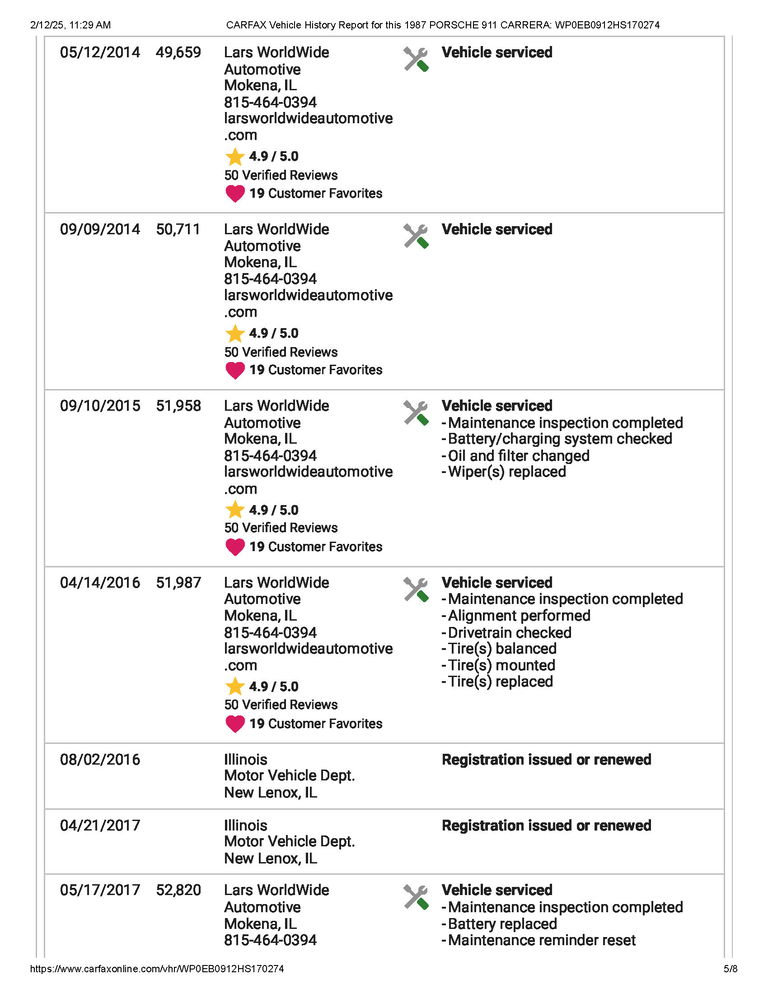 Porsche 911 Carrera 3.2 (US)