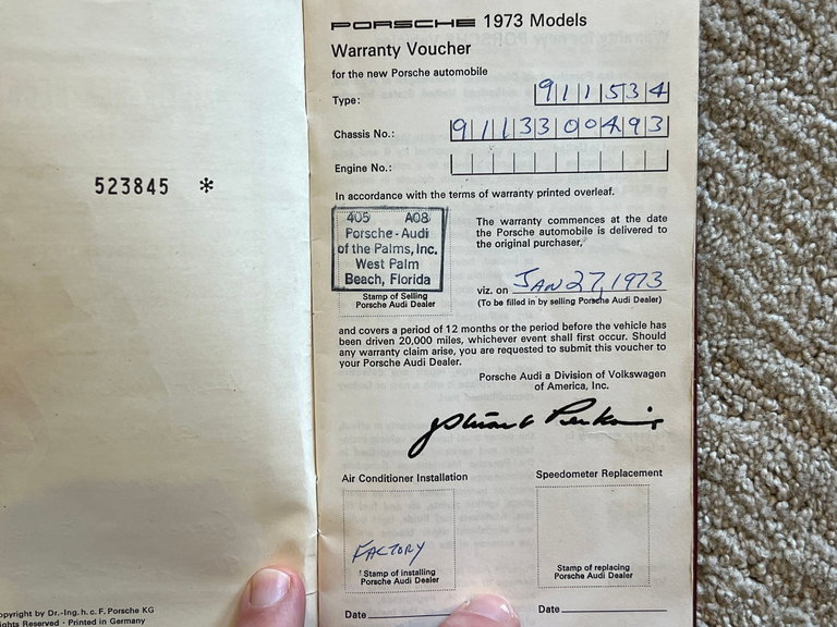 Porsche 911 S (F-Modell)