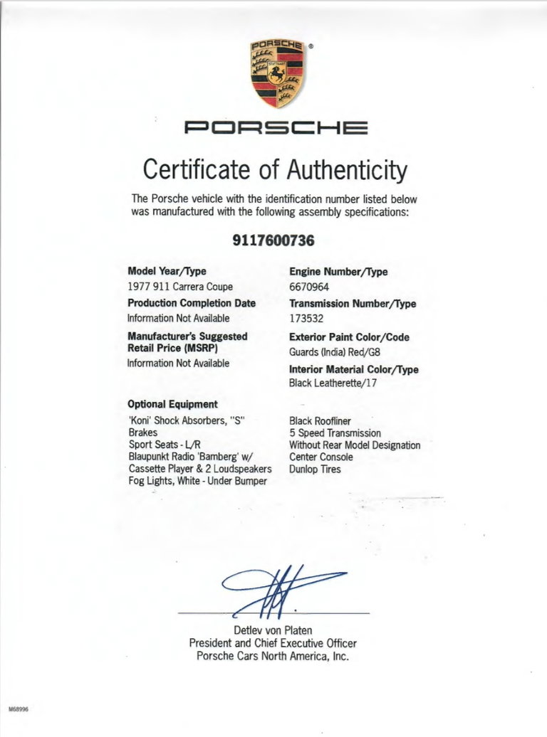 Porsche 911 Carrera 3,0