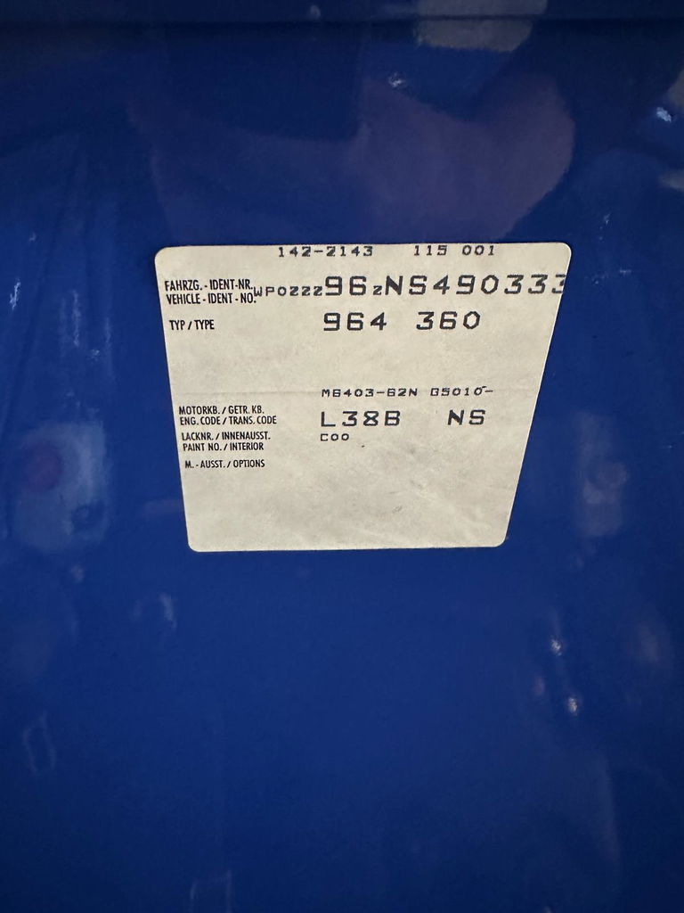 Porsche 964 Carrera RS