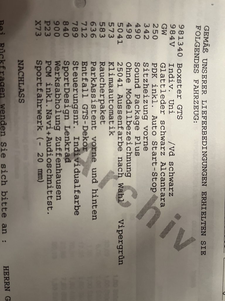 Porsche 981 Boxster GTS