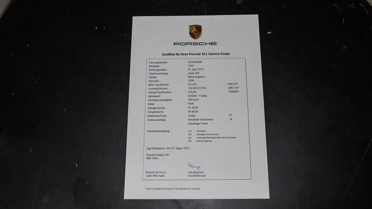 Porsche 911 Carrera 2,7