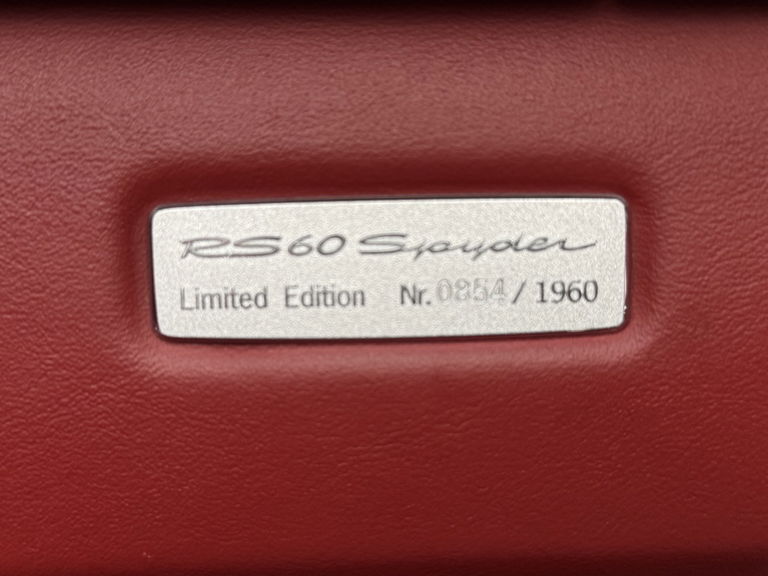 Porsche 987 Boxster RS 60 Spyder