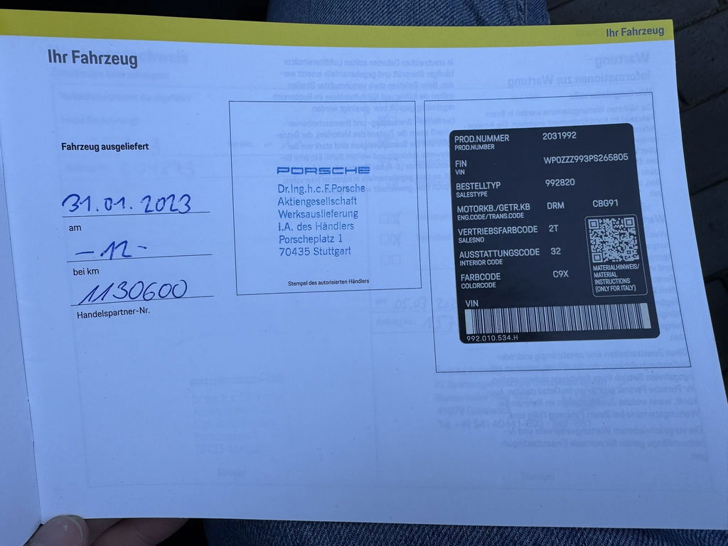 Porsche 992 GT3 Touring