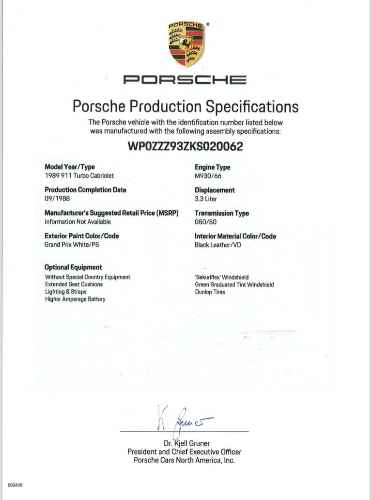 Porsche 911 Turbo 5 Gang