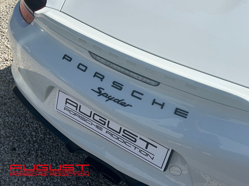 Porsche 981 Boxster Spyder