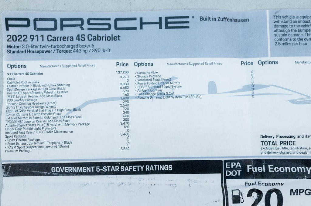 Porsche 992 Carrera 4S