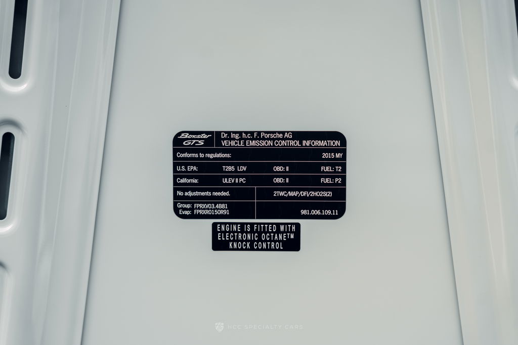 Porsche 981 Boxster GTS