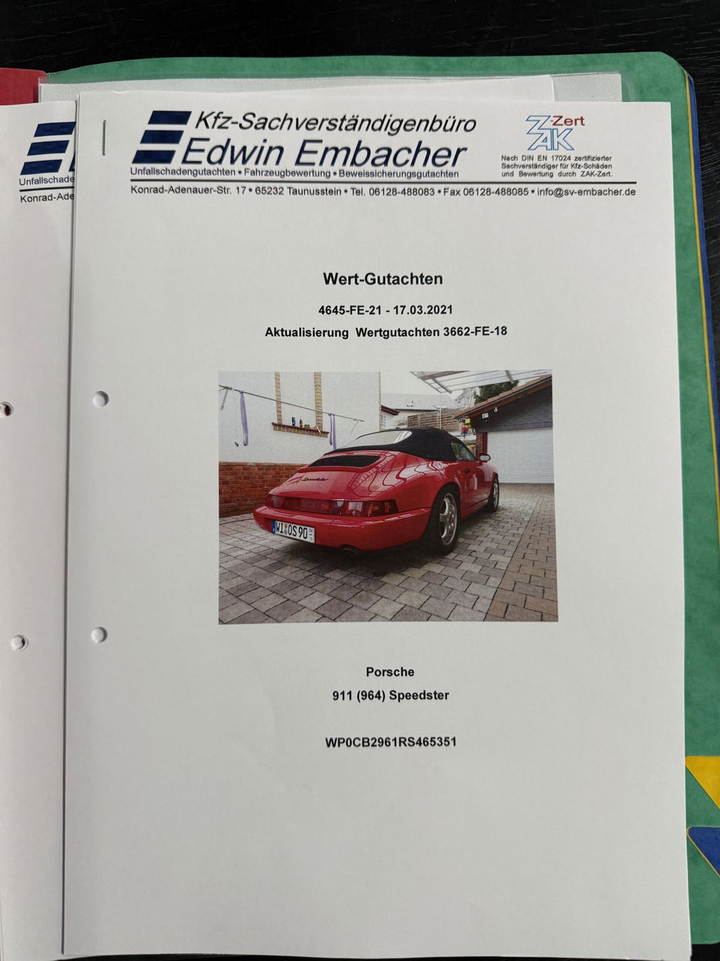 Porsche 964 Carrera 2 Speedster