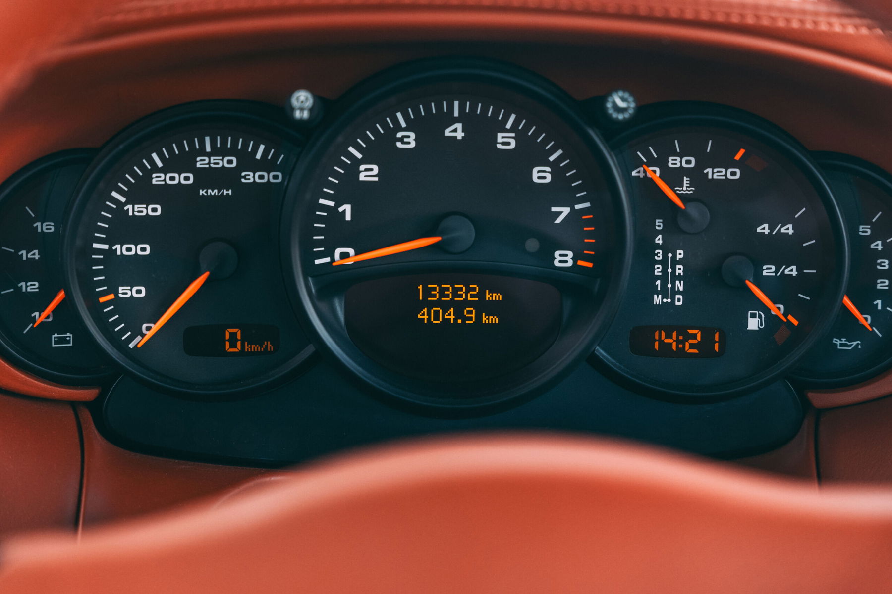Porsche 996 Carrera 4S Interior Boxster Red